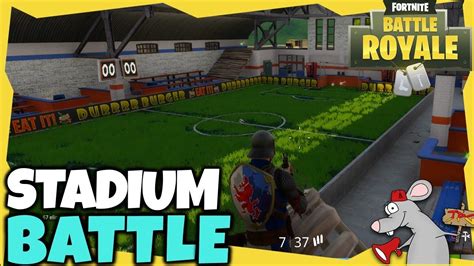 FORTNITE FOOTBALL STADIUM SECRET LOCATION! NEW UPDATE GAMEPLAY - YouTube