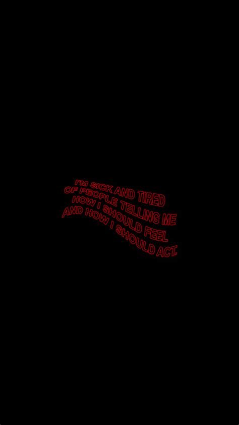 Download Grunge Aesthetic Black Quote Wallpaper | Wallpapers.com