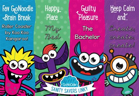 Go Noodle Sanity Savers! - A Pinch of Kinder