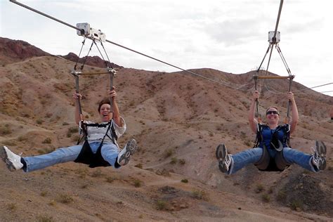 Experience the Thrill of Ziplining in Bootleg Canyon