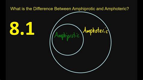 8.1 What is the Difference Between Amphiprotic and Amphoteric? [SL IB Chemistry] - YouTube