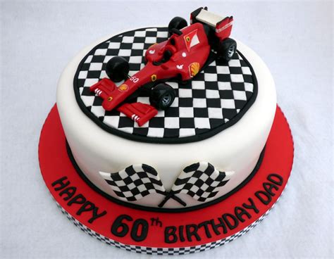 Ferrari F1 Racing Car Birthday Cake Topper « Susie's Cakes