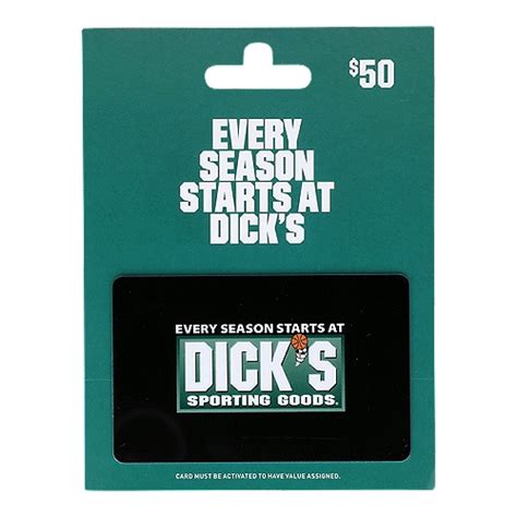 Dicks Sporting Goods $50 Gift Card