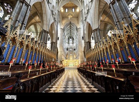 Interior of Westminster Abbey, London, UK Stock Photo - Alamy