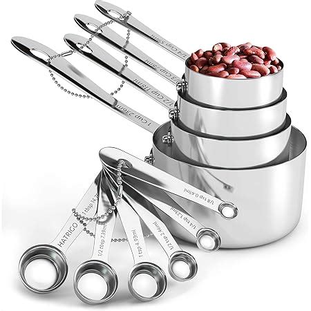 Amazon.com: All-Clad Stainless Steel Measuring Cup Set, 5-Piece, Silver: Home & Kitchen