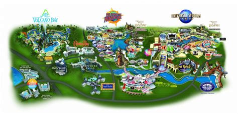 Universal Studios Orlando Map [Florida Theme Park Maps]