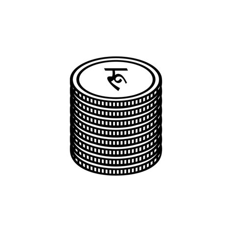 Nepal Currency Symbol, Nepalese Rupee Icon, NPR Sign. Vector ...