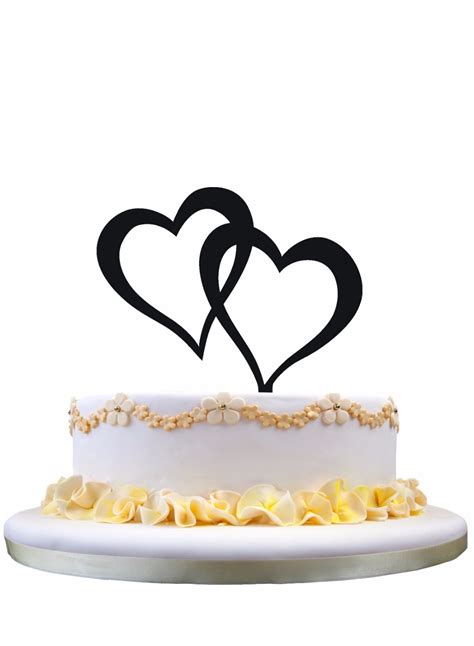 Meijiafei Two Hearts Bride and Groom Wedding Cake Topper-in Cake Decorating Supplies from Home ...