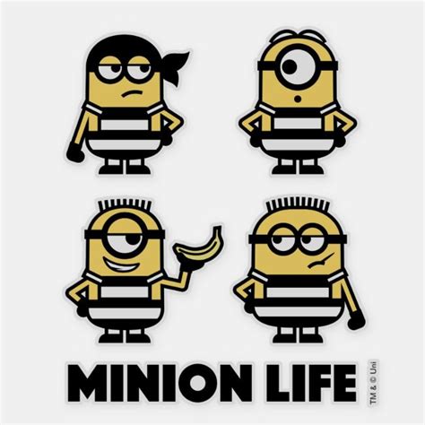 Minions Movie Stickers by Universal Studios Interactive, Minion Stickers