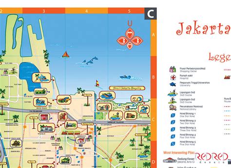 redred desain: Tourism Map of Jakarta 1