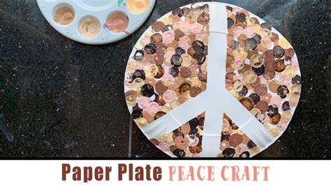 Paper Plate Peace Craft for MLK Jr. Day - HAPPY TODDLER PLAYTIME