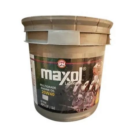 Maxol Lubricants 20W40 Multigrade Engine Oil, For Automoblie, Unit Pack Size: 10 Ltr at Rs 155 ...