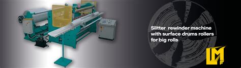 Slitter rewinder machine for paper plotter rolls and vinyls