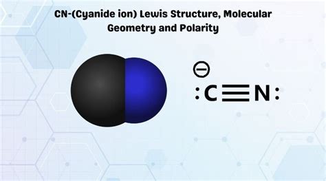 CN-(Cyanide ion) Lewis Structure, Molecular Geometry and Polarity - Geometry of Molecules