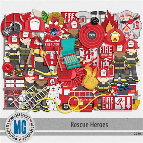 Rescue Heroes Bundle | Digital Art