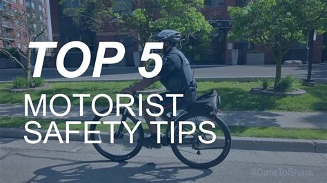 Top 5 Motorist Safety Tips - YouTube