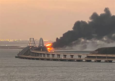 Large Explosion Destroys Part Of Key Bridge Linking Russia To Crimea | SHTF Plan