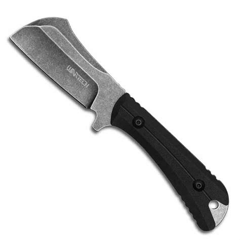 Tactical Sheepsfoot Knife - Sheep Foot Blade Shape - Wide Fixed Blade ...