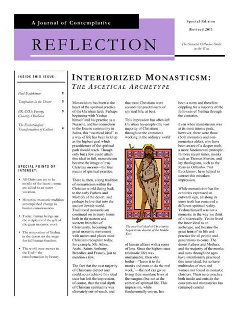 Interiorized Monasticism Part 1 - Oriental Orthodox Order in the West