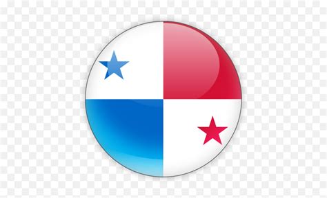 Round Icon - Bandera De Panama Emoji Png,Panama Flag Png - free ...