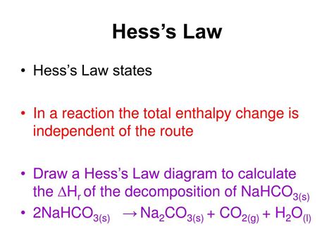 PPT - Hess’s Law PowerPoint Presentation, free download - ID:6193627