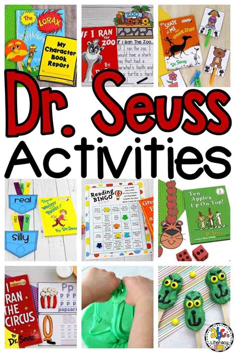 Dr. Seuss Activities for Kids: Book-Inspired Learning | Kids activity books, Dr seuss activities ...