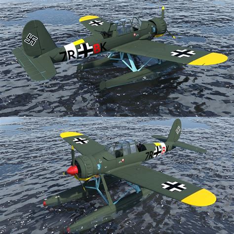 ARADO AR 196 for DAZ Studio 3D Models 3DClassics