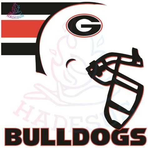 Georgia Bulldogs Helmet Svg Sport Svg Helmet Svg S - Hadesus Store