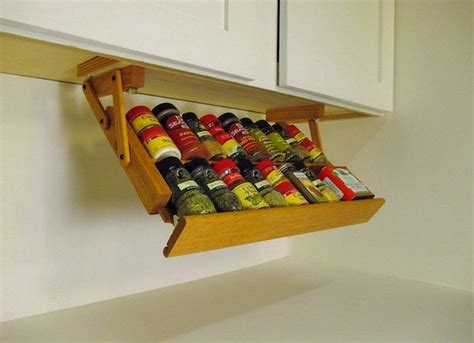 15 Sneaky Tricks to Double Your Storage Space | Cabinet spice rack, Spice storage, Ultimate ...