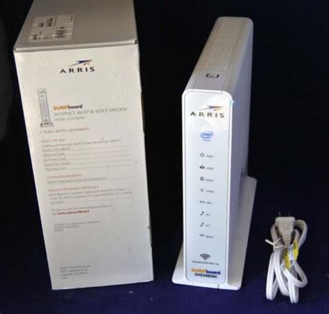 ARRIS SURFboard AC1750 Dual-Band. Internet, Wi-Fi & Voice Modem Model SVG2482AC 691043452248 | eBay