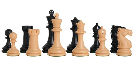 The Zurich Plastic Chess Set - Pieces Only - 3.875" King - Black ...