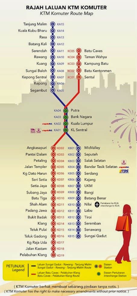 My Malaxi: Ktm Komuter Route Map – Rajah laluan KTM komuter Malaysia