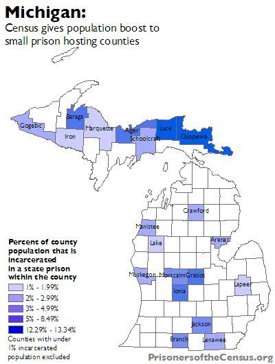 How Census Bureau counts prisoners undercounts Michigan’s cities | Prison Gerrymandering Project