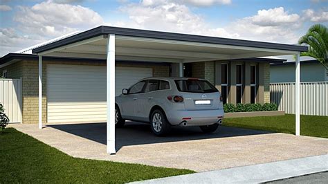 Flat Roof Carport Designs