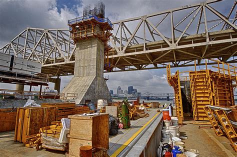 Ohio River Bridges Project Summer 2014 Photograph by Nick Roberts - Pixels