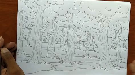 Jungle Scene Drawing