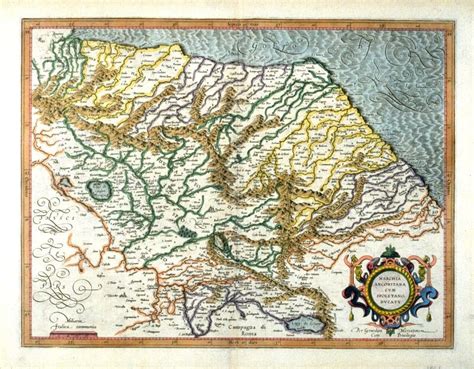 Map of Spoleto and Environs (Italy)