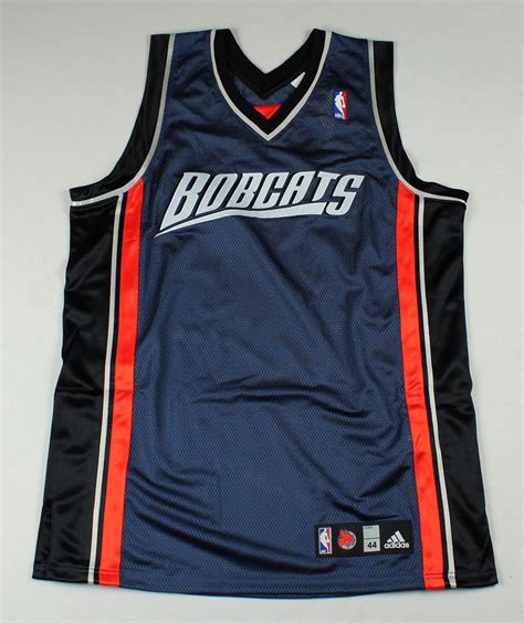 NBA Charlotte Bobcats Men's Adidas Blue Authentic Blank Jersey