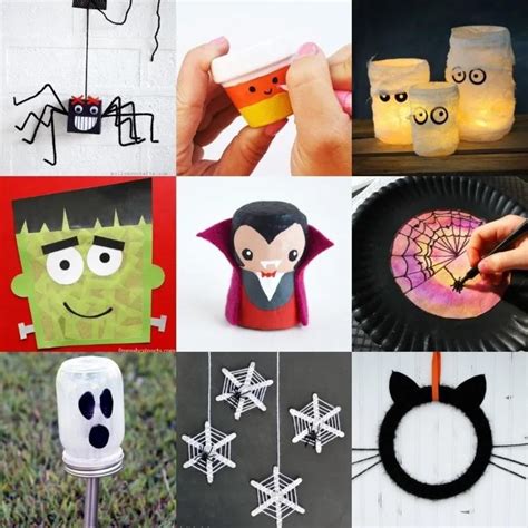 Spooky Fun: Easy Halloween Crafts for Kids to Make - DIY Candy