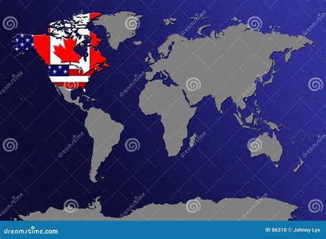 World Map with Flags stock illustration. Illustration of countries - 86310