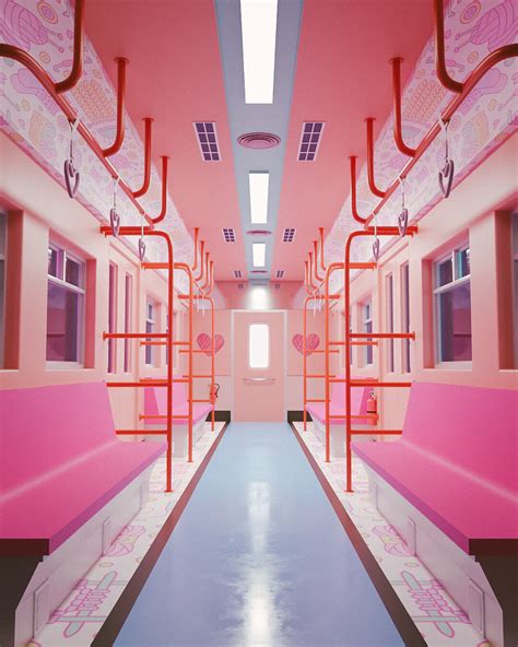 ArtStation - Pink Train