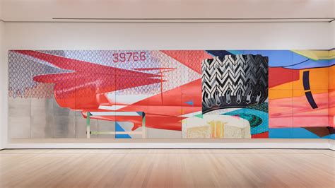 Installation view of the gallery "James Rosenquist's F-111" in the ...