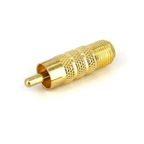 RCA to F Type Coax Cable Adapter - Male | Female | StarTech.com