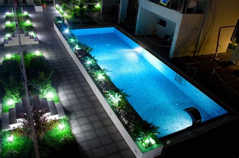 3 Important Pool Lighting Design Ideas | Swimming pool lights, Swimming pool designs, Pool lights