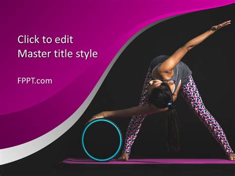 Free Sports Fitness PowerPoint Template - Free PowerPoint Templates