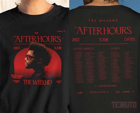 The Weeknd After Hours 2022 Tour Merch Unisex Sweatshirt - Teeruto