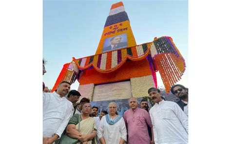 Ajit Pawar, Prakash Ambedkar pay tributes at Koregaon Bhima war memorial