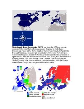 Early Cold War: NATO and SEATO Handout by Chuck Olynyk's O-Zone | TPT