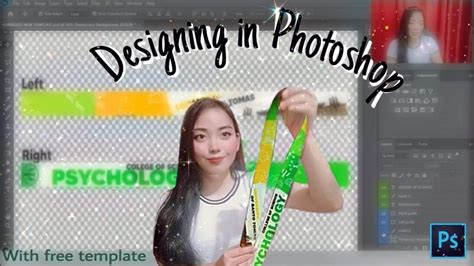 How to design a lanyard in Photoshop (printed finished product shown ...