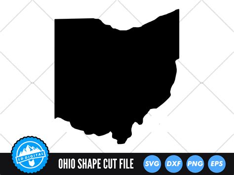 Ohio State SVG | Ohio Silhouette SVG Graphic by lddigital · Creative Fabrica